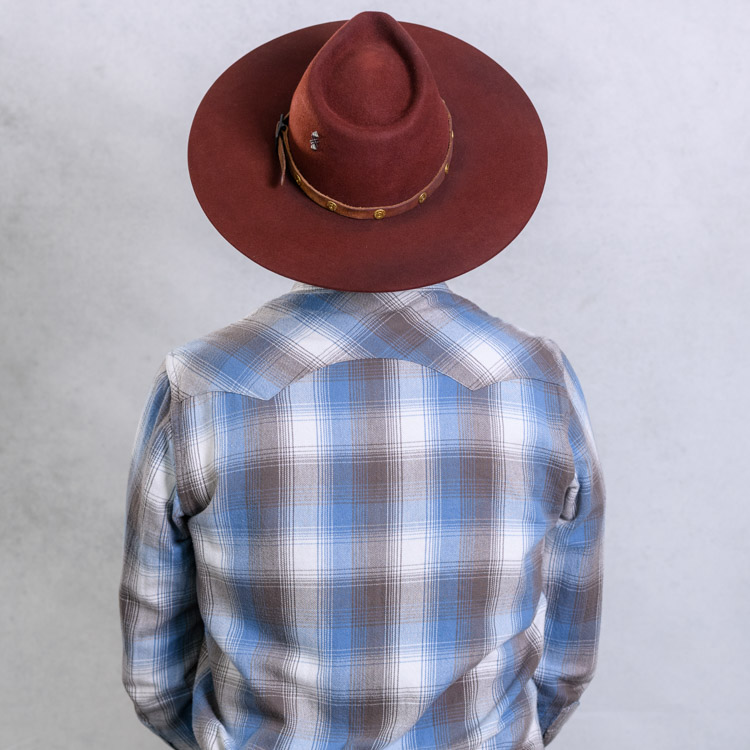 Beaver Hats ビンテージハット Green Beaver Fur Felt Poet Hat - Templar – Agnoulita Hats