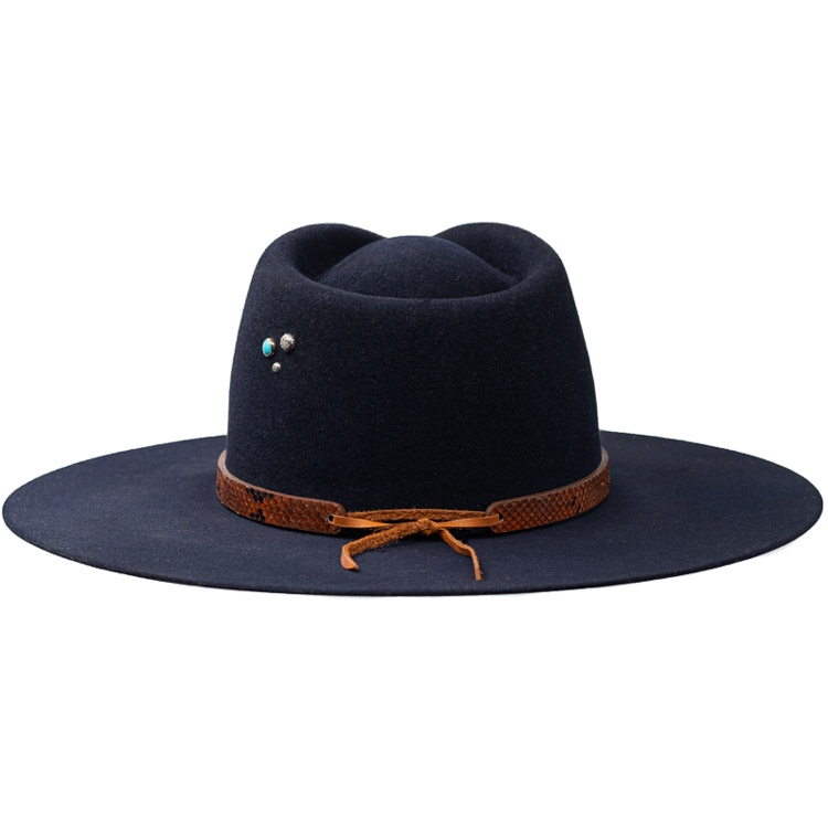 NAVY BEAVER BLEND HAT