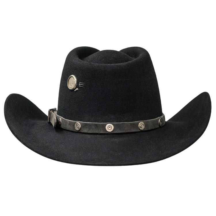 BLACK BEAVER BLEND HAT