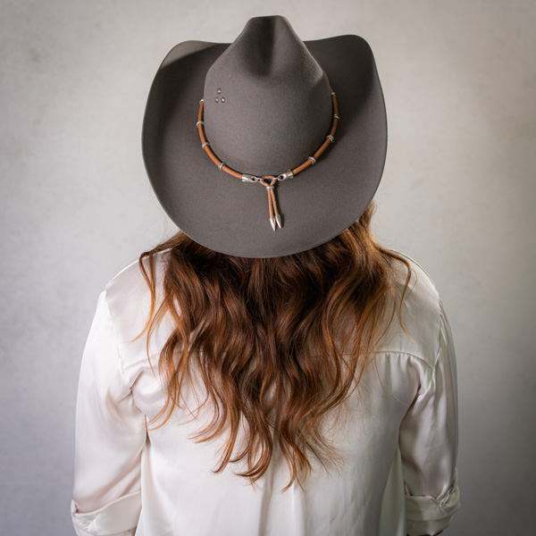 ASH GREY RABBIT HAT display picture 3