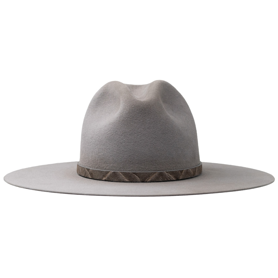 Kittenish Gray Flat Brim Hat Kittenish | Accessories | Kittenish Gray Flat Brim Hat  main image 3