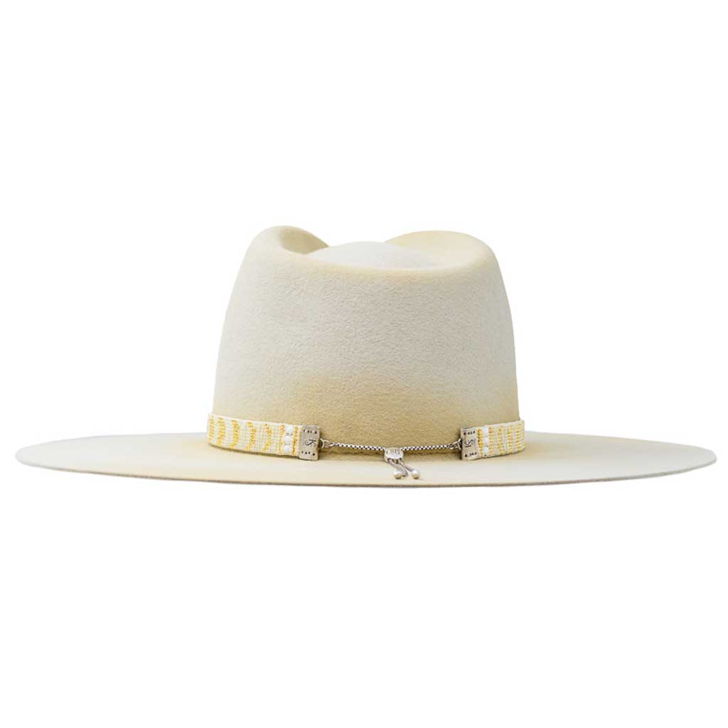 MOON GOLD NARROW WOVEN HAT BAND
