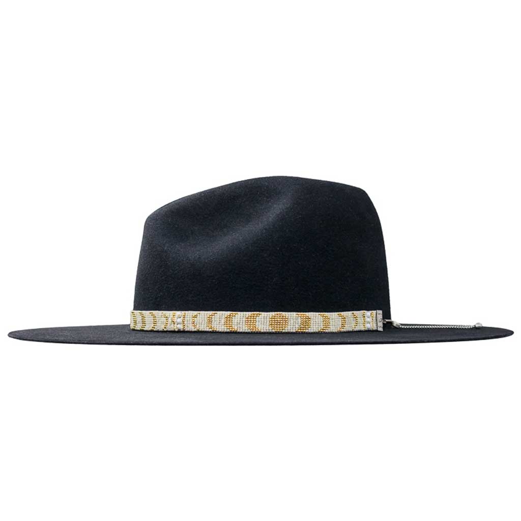 MOON GOLD NARROW WOVEN HAT BAND