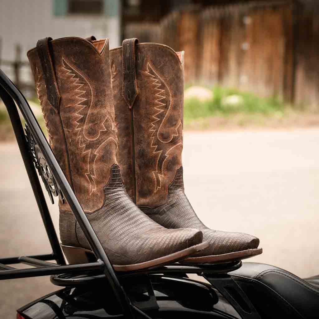 KEMO SABE GRIT TAN LIZARD BILLY