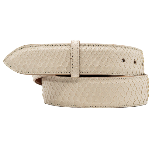 Classic leather belt – python Paris store – ABP Concept