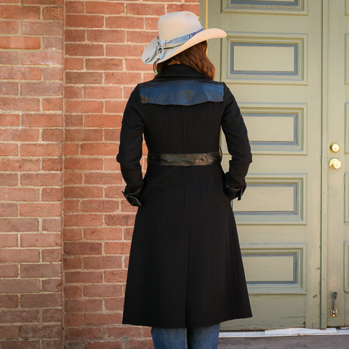 BLACK CASHMERE LONG COAT