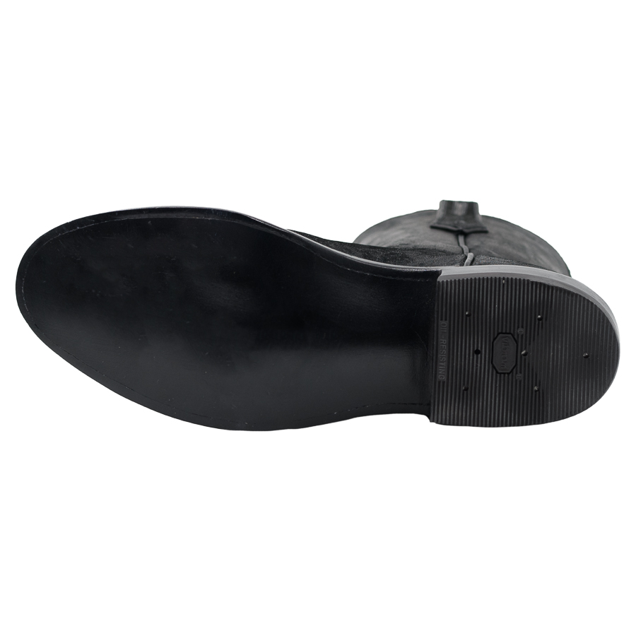 KEMO SABE GRIT ROPER BLACK SUEDE ELEPHANT