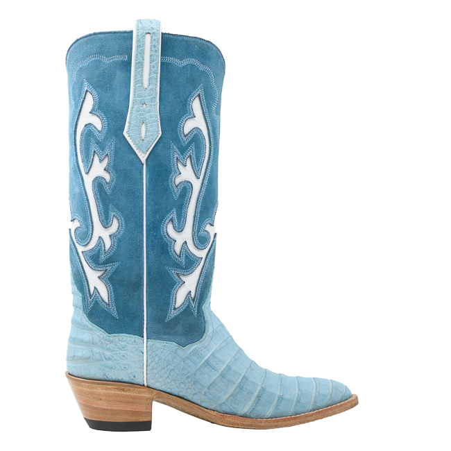 靴 jennyfax Western knit boots blue Women Blue Shoes | Blue Cowgirl Boots | WETKISS