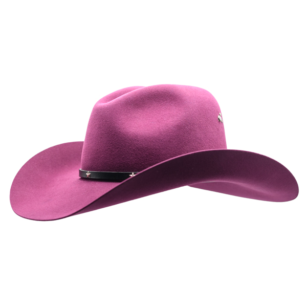PLUM BEAVER BLEND HAT