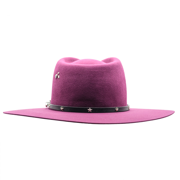 PLUM BEAVER BLEND HAT