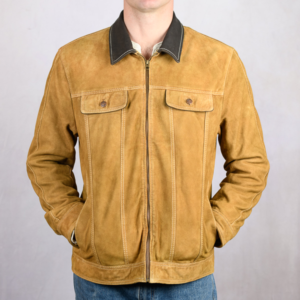 TAN SUEDE JACKET