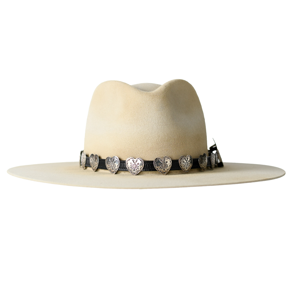 Con Cho Mini SILVER HEART MINI CONCHO BELT