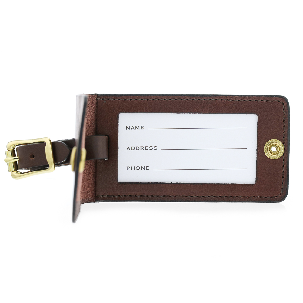 LEATHER LUGGAGE TAG