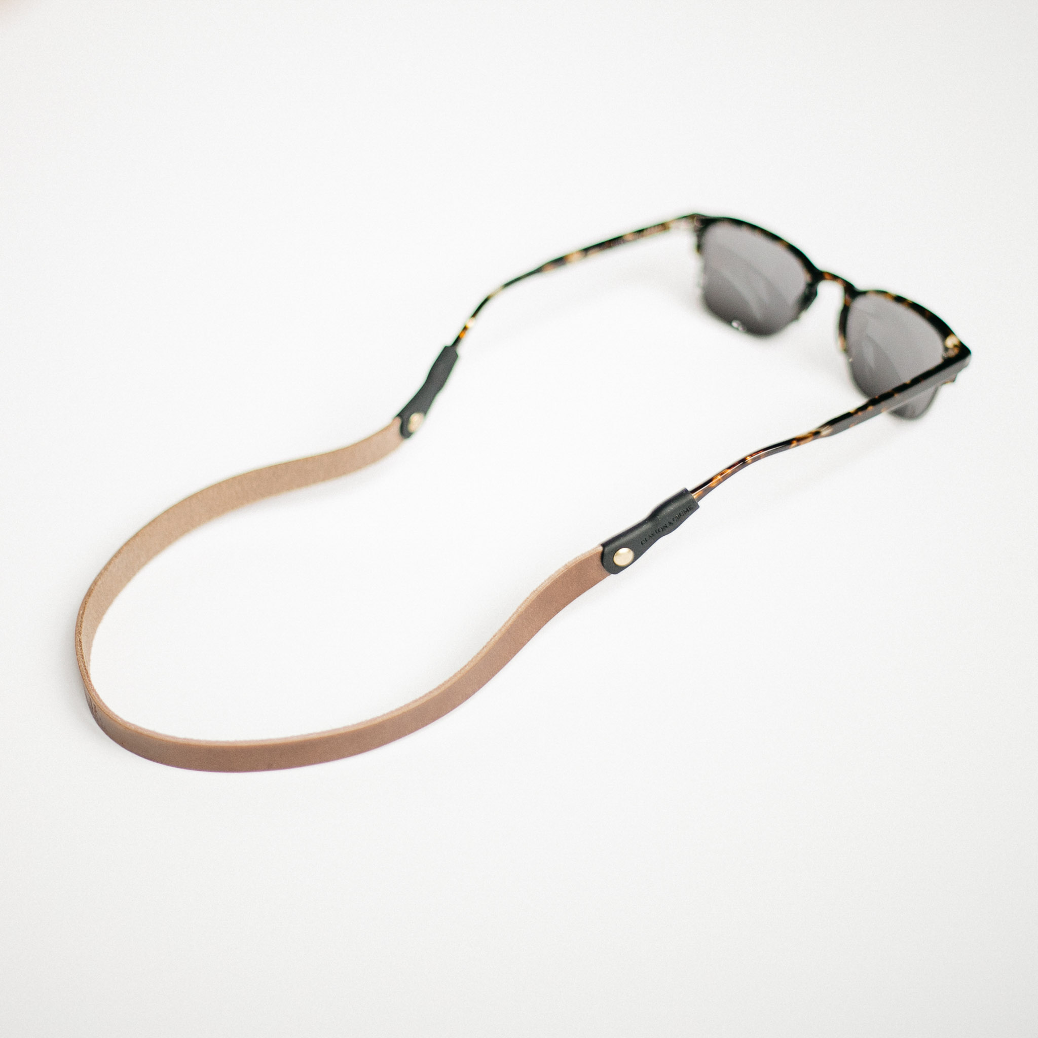 lapeaudegem/eyewear strap完売商品 LEATHER SUNGLASSES STRAP