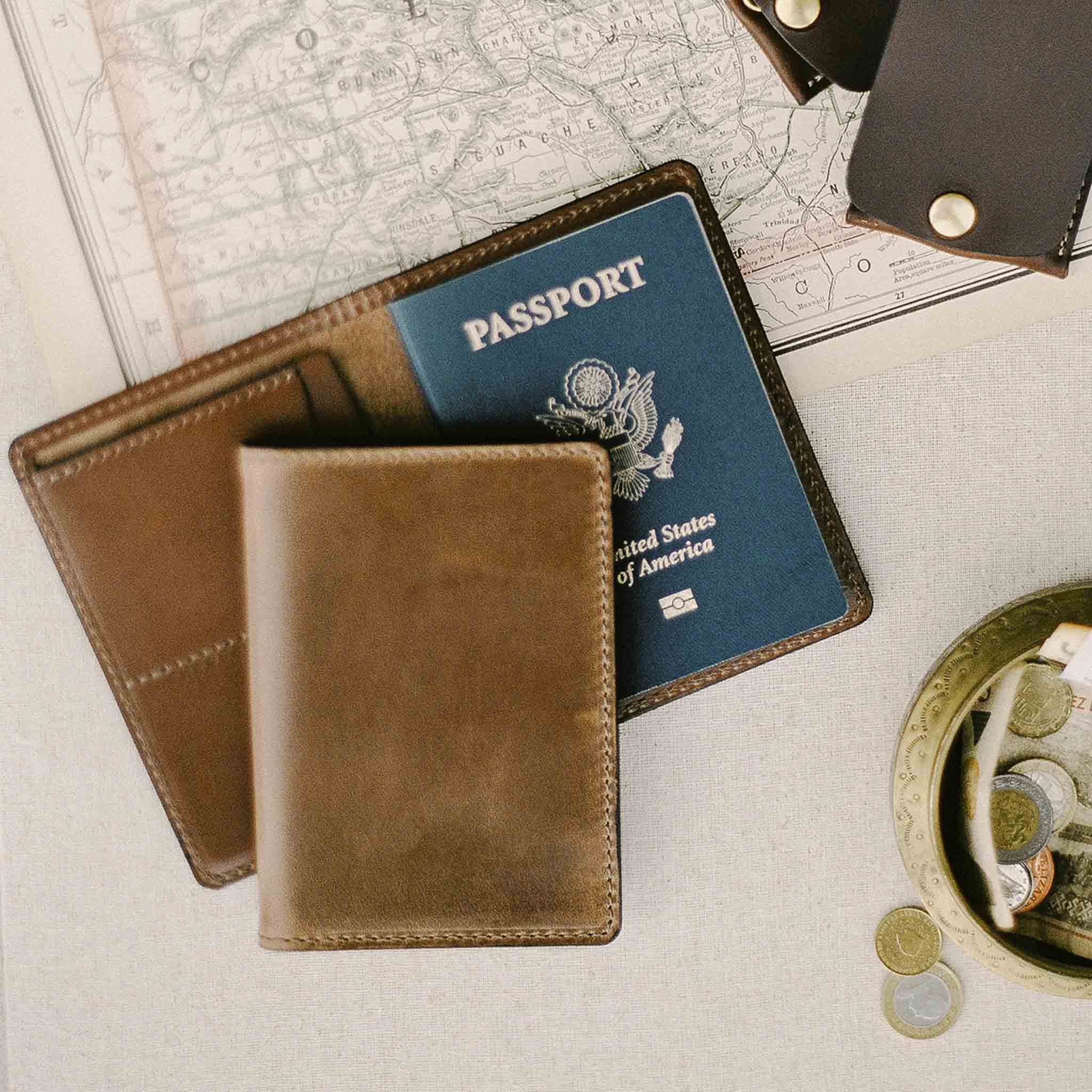 LEATHER PASSPORT HOLDER | Kemo Sabe: High-End Western Wear, Hats