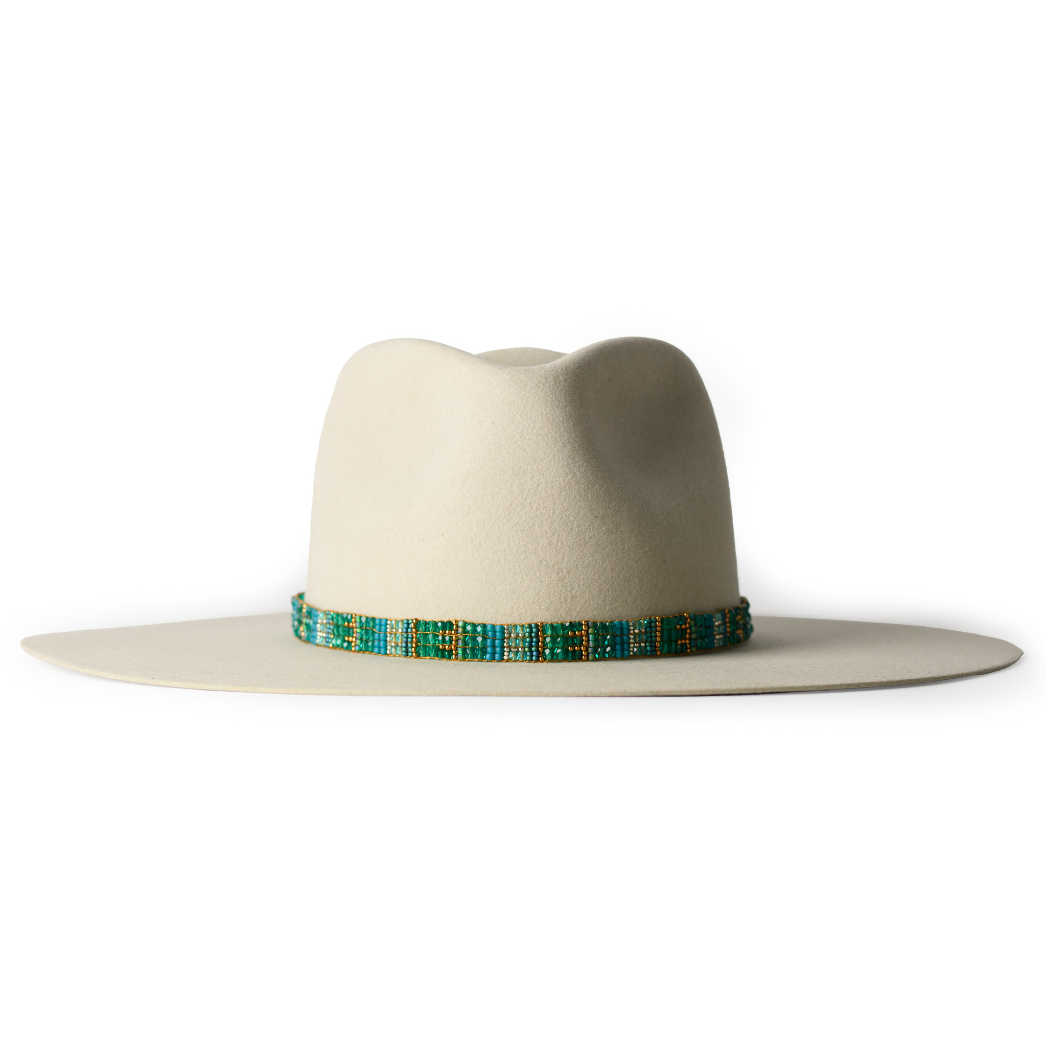 TURQUOISE CONCHO HAT BAND display picture 2