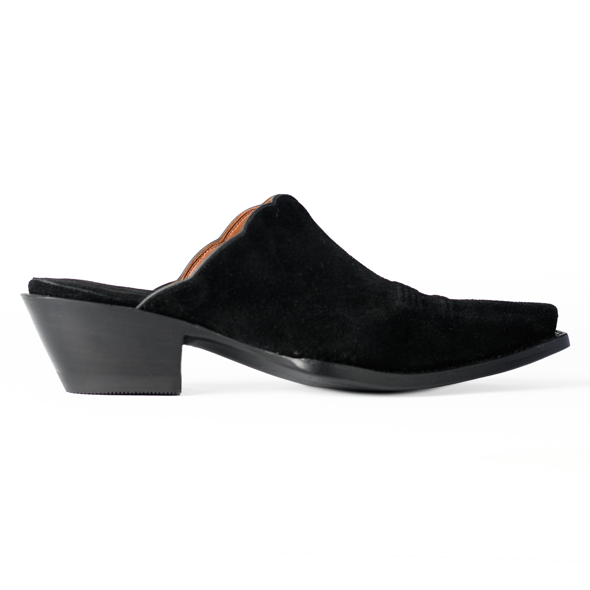 KEMO SABE GRIT BLACK SUEDE MULE LISA