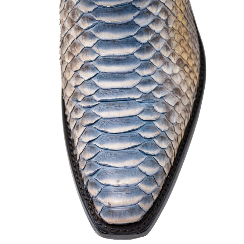 BLUE PYTHON ZORRO BOOTS