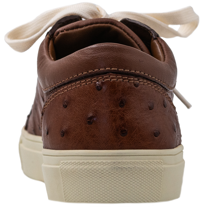 COGNAC OSTRICH SNEAKER