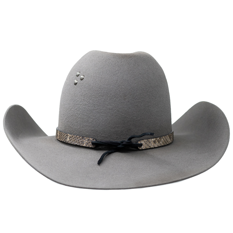 ASH GREY RABBIT HAT