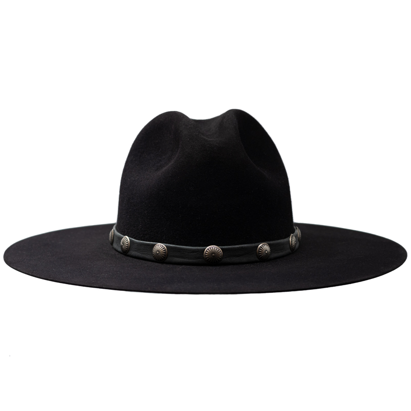 LAMPMAN CONCHOS BLACK HAT BAND