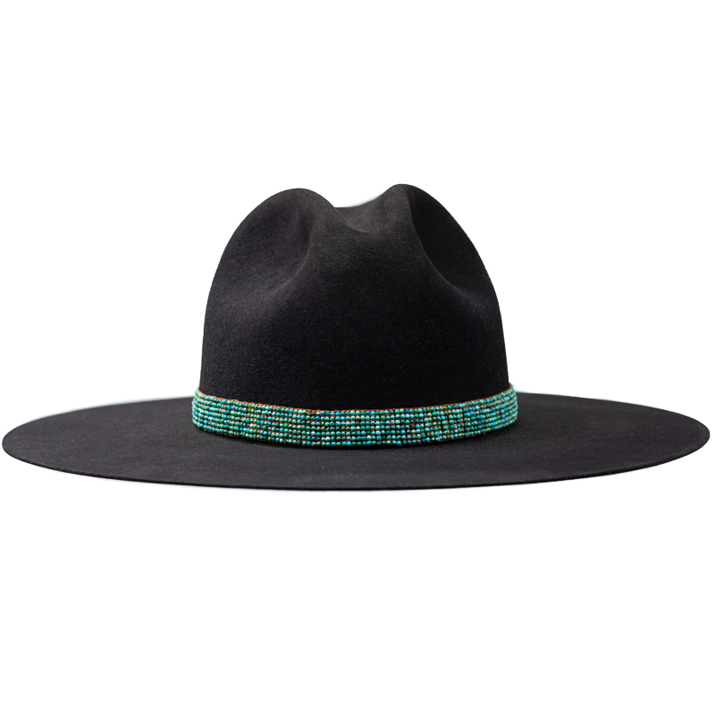 帽子 TELOPLAN Kenzie Kerchief Blue ASPEN DARK BLUE WOVEN HAT BAND