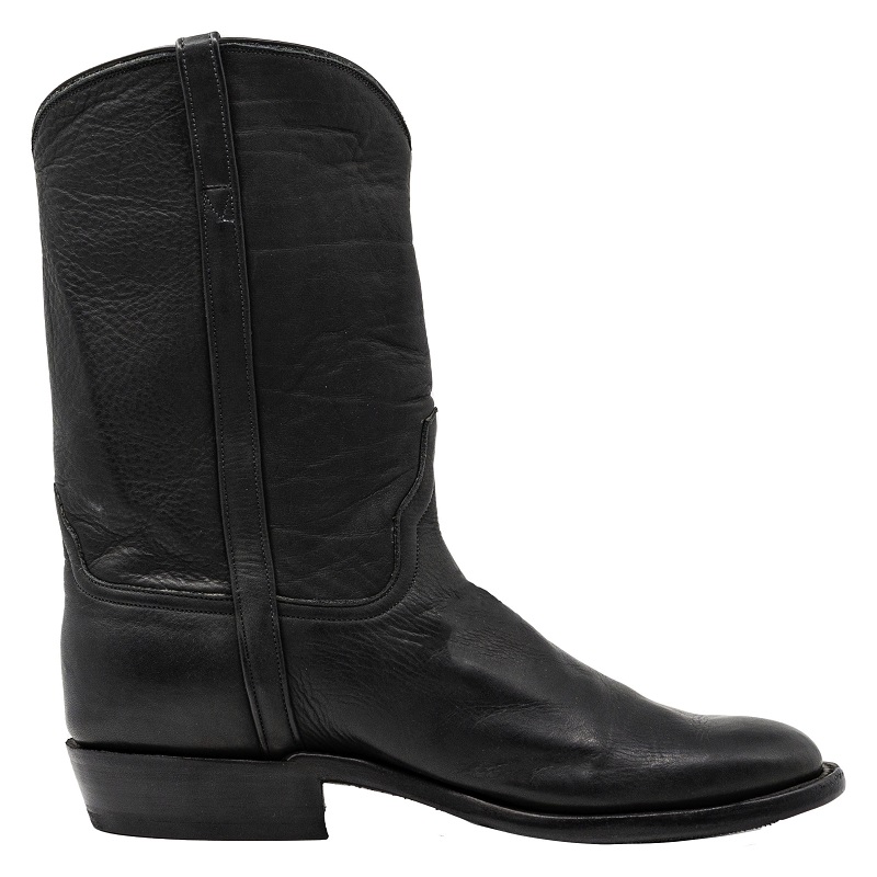 Black top roper boots