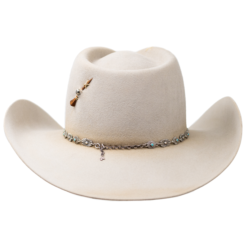 Kemosabe cowboy hay with real bullet woven in and silver leather belt .size7 1/8 Exploring Kemosabe in Aspen: A Unique Fashion Experience  main image 2