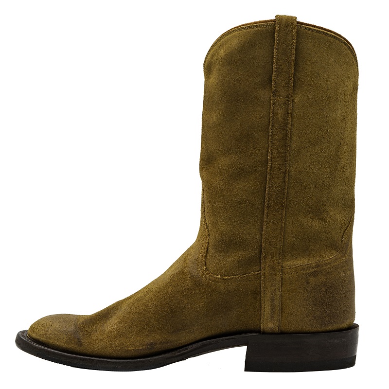 Mens suede hot sale roper boots