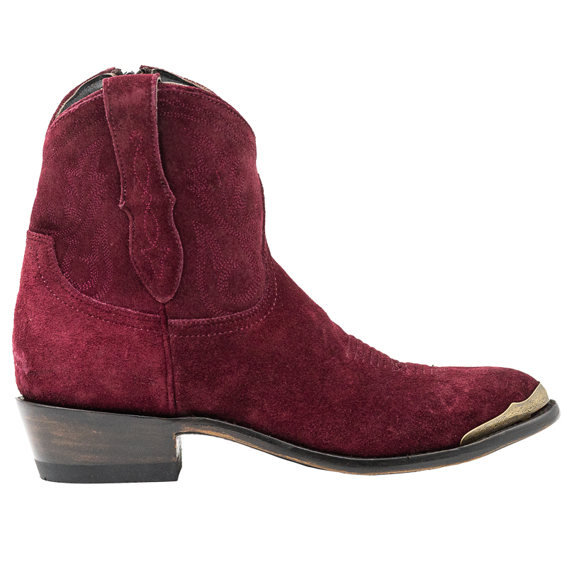 Wine suede outlet booties