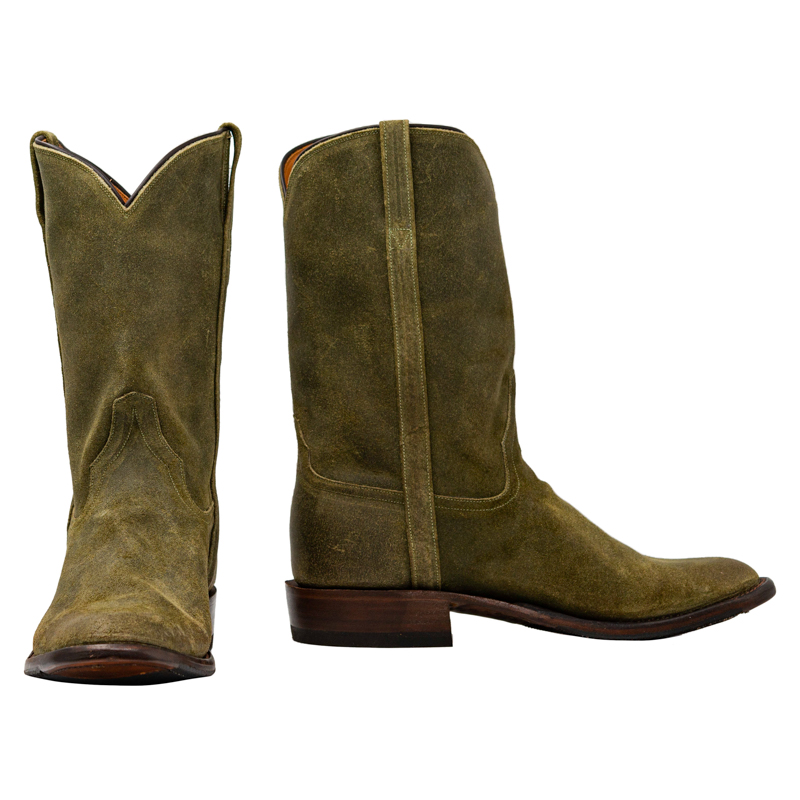 Mens suede roper boots sale