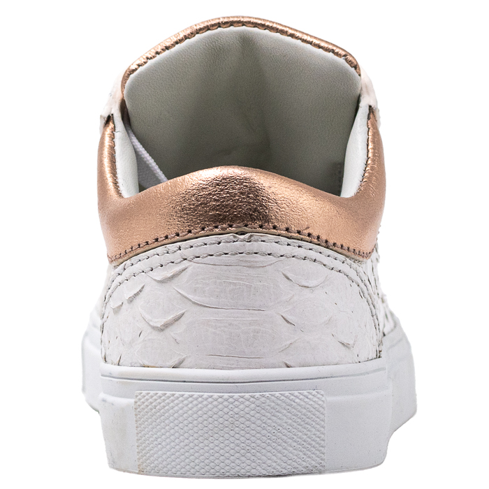 Ted Baker White Leather Sneakers With Rose good Gold 9.5