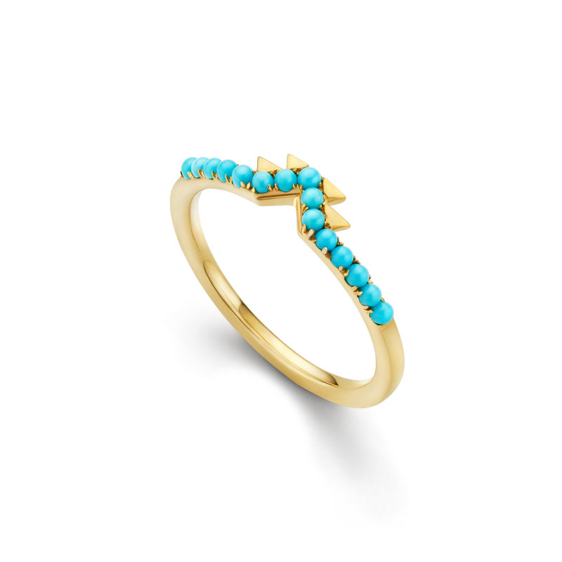 TURQUOISE WHITNEY STACKABLE RING