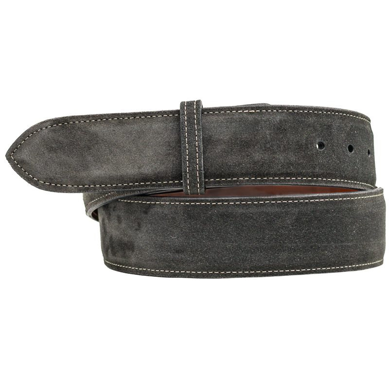 KAJA REVERSIBLE SUEDE SQUARE RING BELT