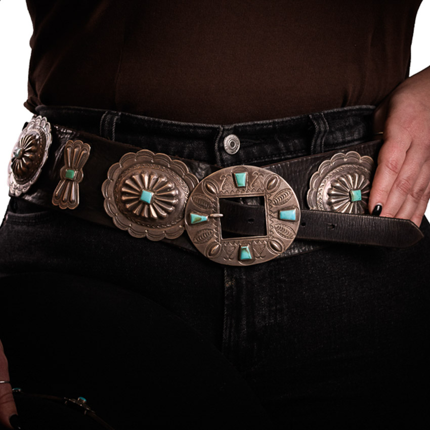 NAVAJO THIRD PHASE CONCHO BELT