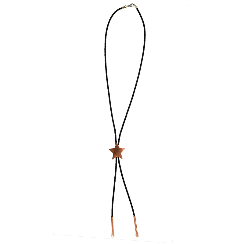 STAR COPPER BOLO TIE STAR COPPER BOLO TIE