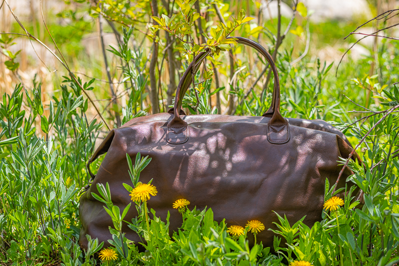 MILLED BROWN BENEDICT WEEKEND BAG