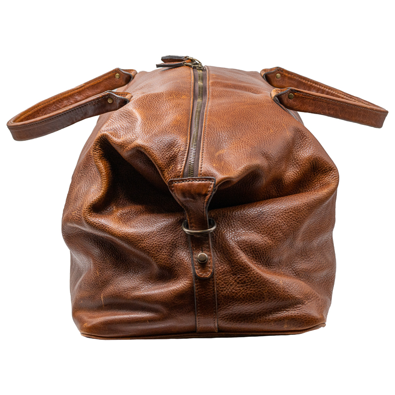 Leather weekend clearance holdall