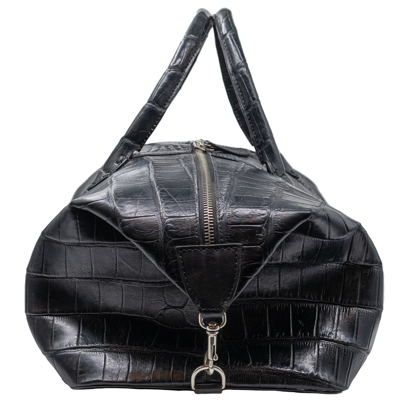 Black alligator online bag