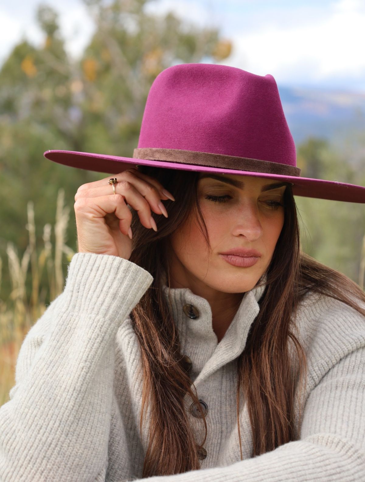 Kemosabe custom hat Brown Women\'s Felt Fedora Hat Custom Western Cowboy Hat Making Experience in Aspen | TikTok main image 3